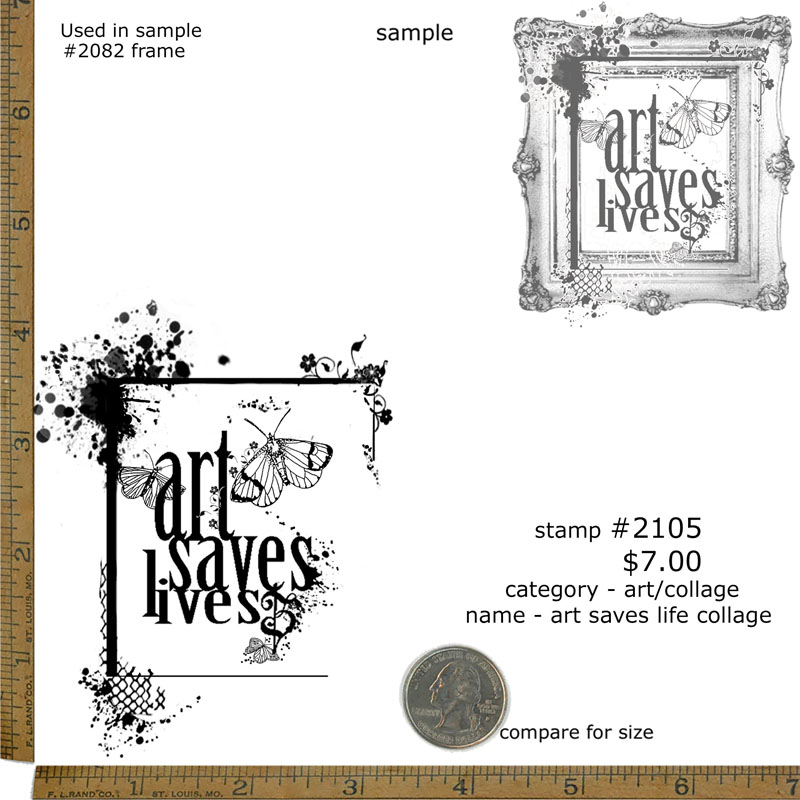 #2105 - Art Saves Life Collage - Art/Collage